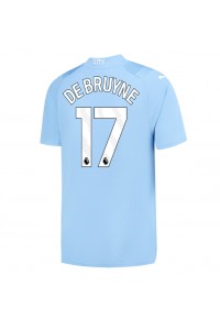 Manchester City Kevin De Bruyne #17 Fotballdrakt Hjemme Klær 2023-24 Korte ermer